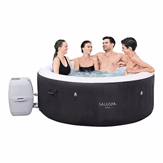 Bestway SaluSpa Miami Inflatable Hot Tub, 4-Person AirJet Spa