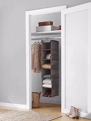 Squared Away Arrow Weave 6-Shelf Hanging Organizer