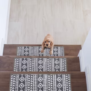 Dakota Fields Geometric Non-Slip Stair Tread