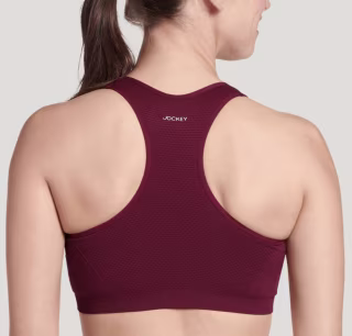 Jockey Mid Impact Removable Cup Seamless Sports Bra