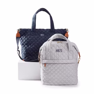Quilted Convertible Backpack