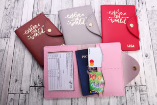 Personalized Vaccination Card Wallet