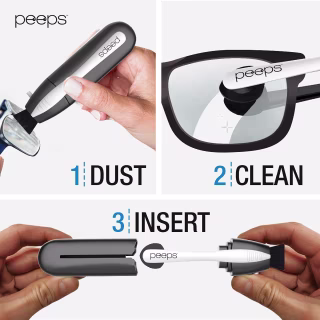 Peeps CarbonKlean Eyeglass Lens Cleaner