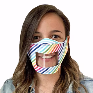 MaMo Creations No Fog See-Through Face Mask