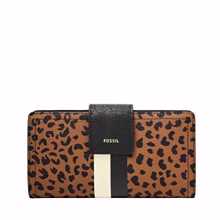 Fossil Logan Leather RFID-Blocking Clutch Wallet