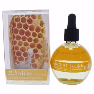 Cuccio Naturale Milk and Honey Cuticle Revitalizing Oil - Moisturizes and Strengthens Nails and Cuticles - Soothing and Nourishing - Paraben and Cruelty Free with Natural Ingredients - 2.5 oz