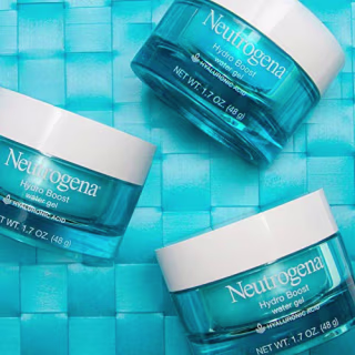 Neutrogena Hydro Boost Hyaluronic Acid Hydrating Water Gel Daily Face Moisturizer for Dry Skin, Oil-Free, Non-Comedogenic Face Lotion, 1.7 fl. oz