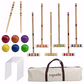 Ropoda Six-Player Croquet Set