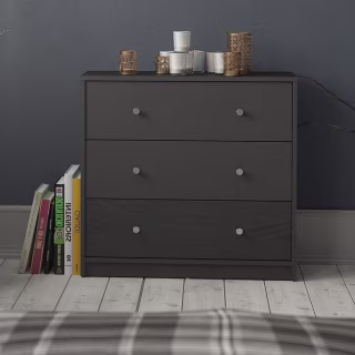 Porch & Den Zoe 3-Drawer Engineer Wood Chest