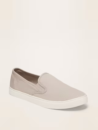 Canvas Slip-On Sneakers