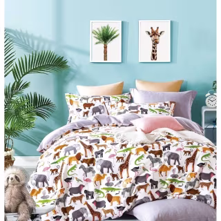 Porch & Den Brauner Animal Print Comforter Set