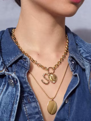 BaubleBar Disc Necklace