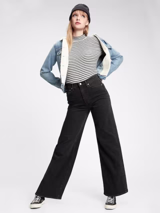 Sky High Wide-Leg Jeans