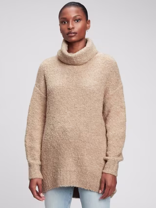 Cozy Turtleneck Tunic Sweater