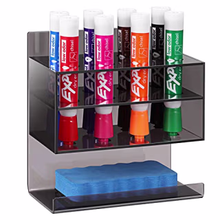 CaseBot 2-Tier Acrylic Dry Erase Marker Holder