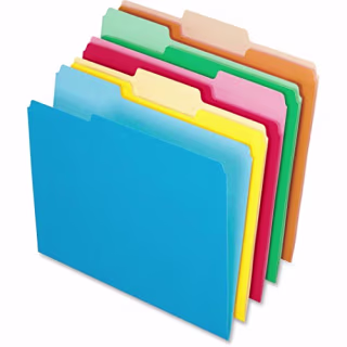 Pendaflex Two-Tone Color File Folders