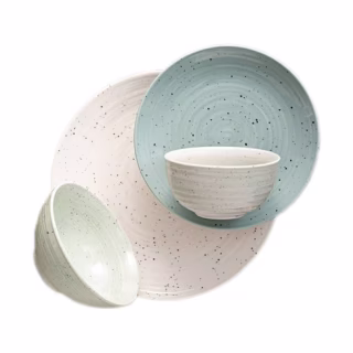 16pc Stoneware Siterra Dinnerware Set