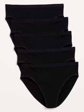 Old Navy High-Waisted Supima Cotton Underwear (Set of 5)