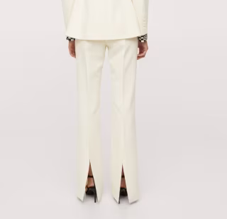 Mango Side Slit Suit Pants