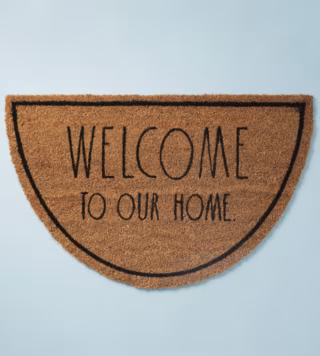 Rae Dunn Welcome To Our Home Door Mat