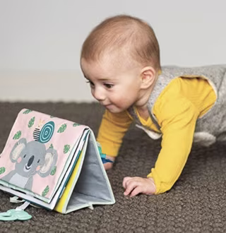 Taf Toys Koala Infant Tummy-time Soft Crinkle Activity Book