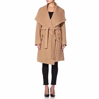 De La Creme Cashmere Wrap Coat