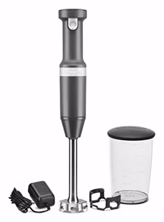 Grey Cordless Hand Blender