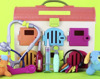 B. toys Toy Vet Kit for Kids Critter Clinic