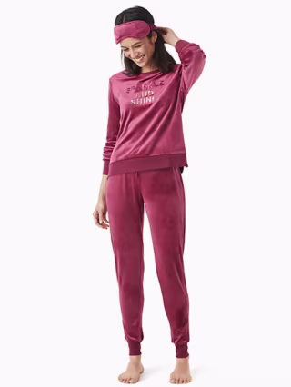 velour jogger set