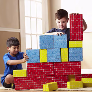 Melissa & Doug Extra-Thick Cardboard Building Blocks