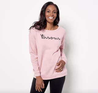 Girl With Curves French Terry Graphic Sweatshirt