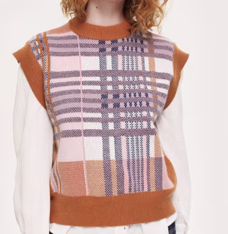 Cider Crossroads Plaid Sweater Vest