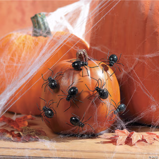 Oriental Trading Spider Pumpkin Push-Ins (Set of 12)