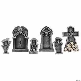 Oriental Trading Tombstones (Set of 6)
