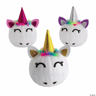 Oriental Trading Unicorn Pumpkin Decorating Kit
