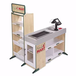Melissa &amp; Doug Freestanding Wooden Fresh Mart Grocery Store
