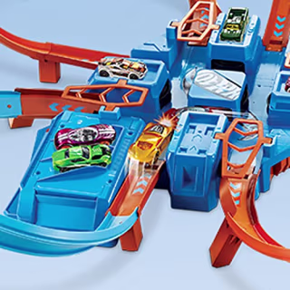 Hot Wheels Criss Cross Crash Track Set