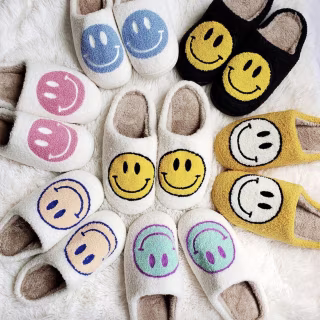 Smiley Face Slippers