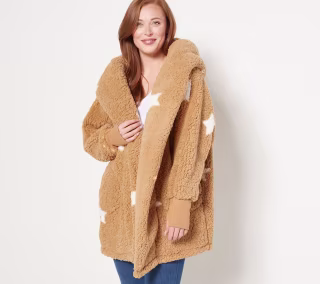 G.I.L.I. Got It Love It The Lounger Oversized Sherpa Hoodie