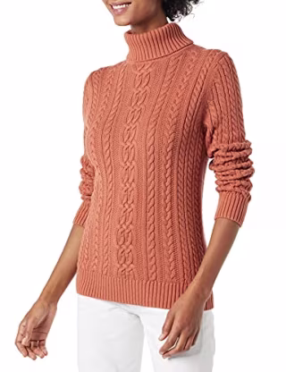 Amazon Essentials Fisherman Cable Turtleneck