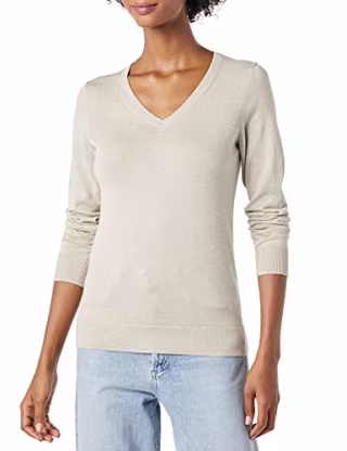 Amazon Essentials Lightweight V-Neck Sweater