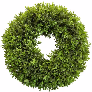 Faux Boxwood Wreath