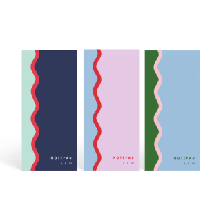 Scallop Spine List Notepads