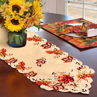 OurWarm Thanksgiving Table Runner