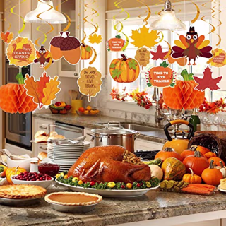 Dazonge Thanksgiving Decorations (Set of 40)