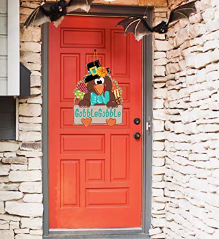 Funnlot Thanksgiving Door Sign