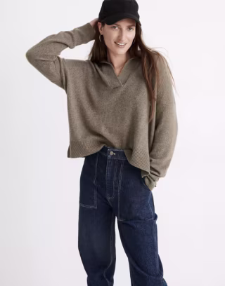 Madewell Davie Polo Sweater