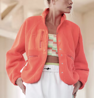 Free People Hit The Slopes Fleece Jacket