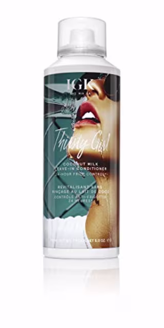 IGK THIRSTY GIRL Coconut Milk Leave-In Conditioner, 5 oz.