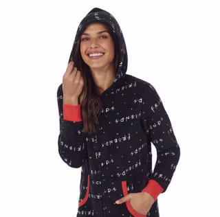 Kohl's "Friends" Hooded One-Piece Pajamas